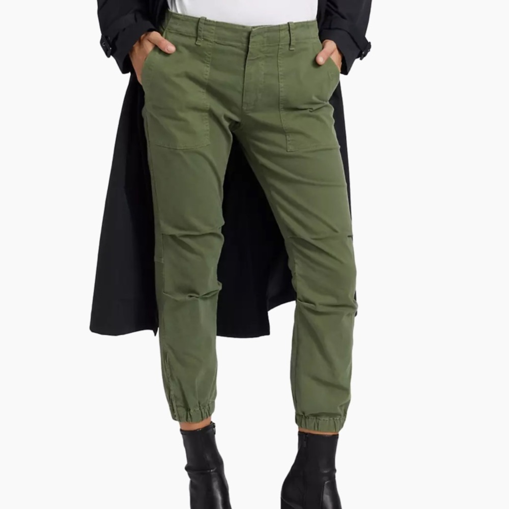 NILI LOTAN CROPPED MILITARY PANTS SIZE 4